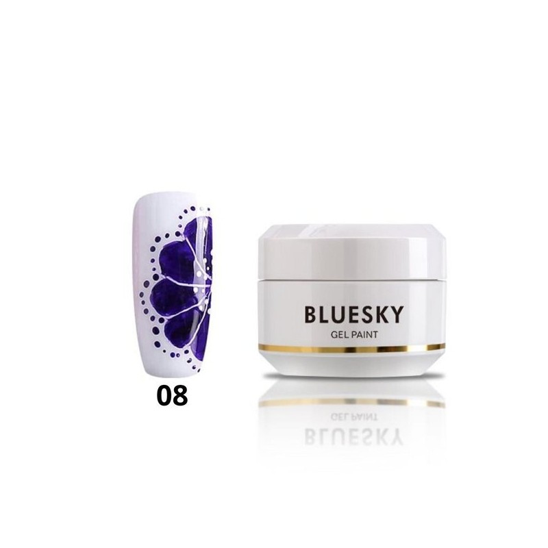 BLUESKY PAINT GEL 8ml - PURPLE DK 08 8g
