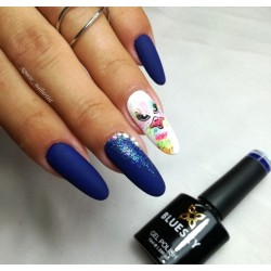 "Bluesky" gelinis hibridinis lakas 10ml 63936 - Bluestar 10ml MĖLYNA