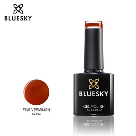 "Bluesky" gelinis lakas 80583 FINE VERMILLION 10ml