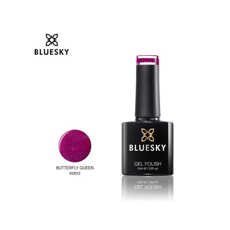 "Bluesky" gelinis lakas 80602 BUTTERFLY QUEEN 10ml