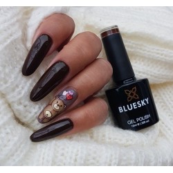 "Bluesky" gelinis lakas 80538 FAUX FUR 10ml BRONZE