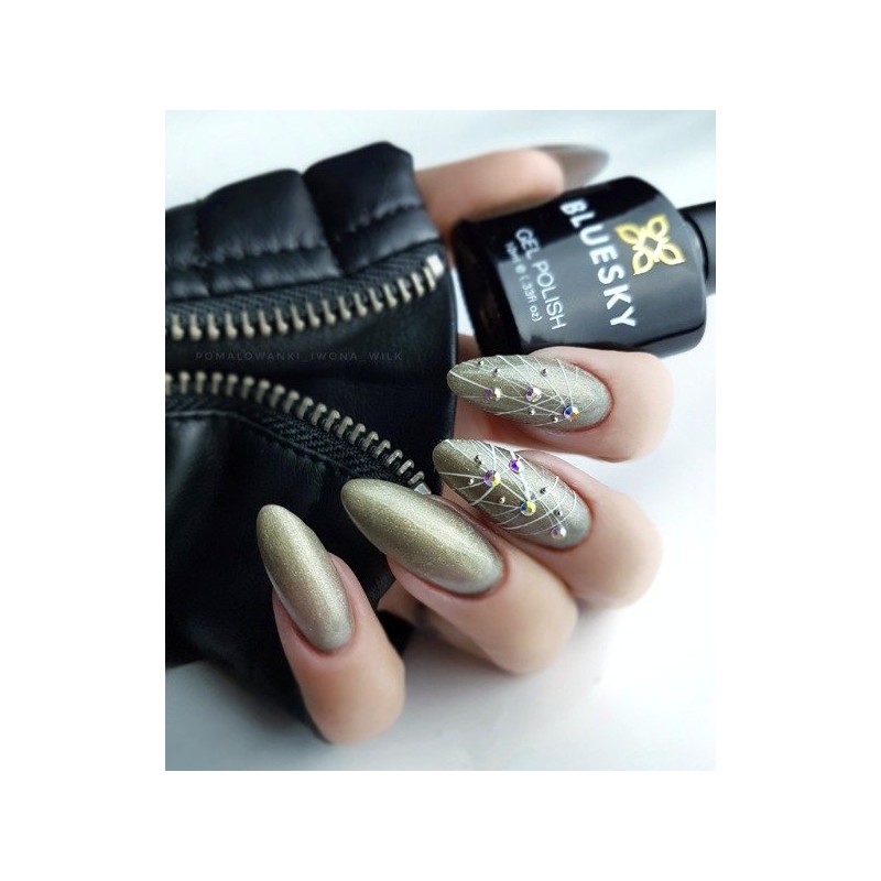 "Bluesky" gelinis lakas 80560 STEEL GAZE 10ml