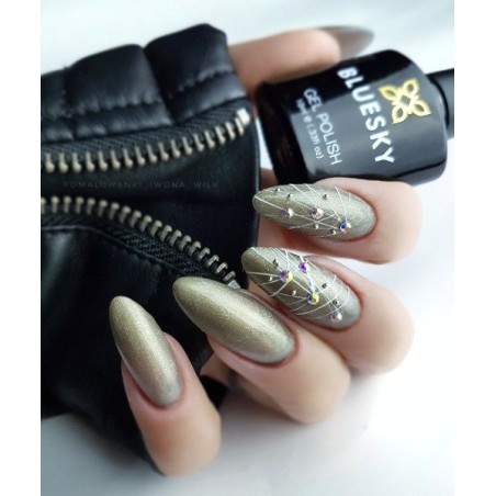 "Bluesky" gelinis lakas 80560 STEEL GAZE 10ml