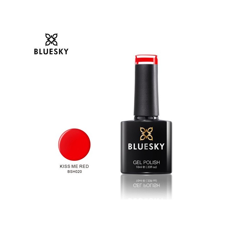 "Bluesky" gelinis lakas BSH020 KISS ME RED 10ml RED