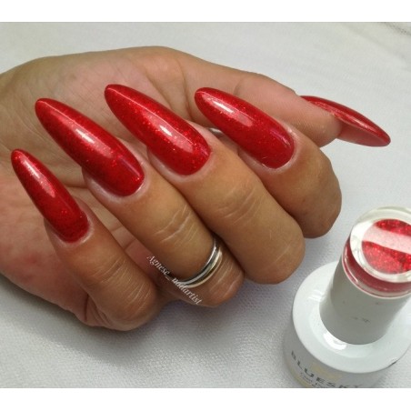 Bluesky Gelinis hibridinis lakas 15ml Nr. KS1144 SANTA RED DREAM 15ml BRUNCATE