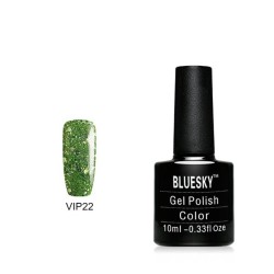 "Bluesky" gelinis lakas 10ml Nr. VIP 22 BRILLIANT GREEN