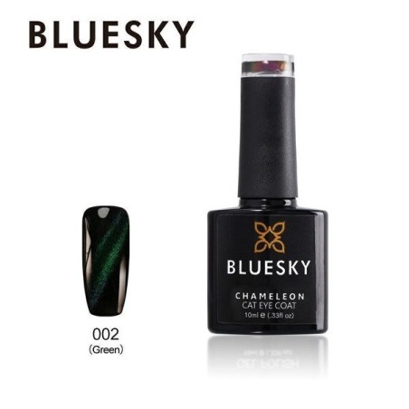Bluesky CAT EYE CHAMELEON COAT hibridinis lakas - 02 GREEN 10ml GREEN