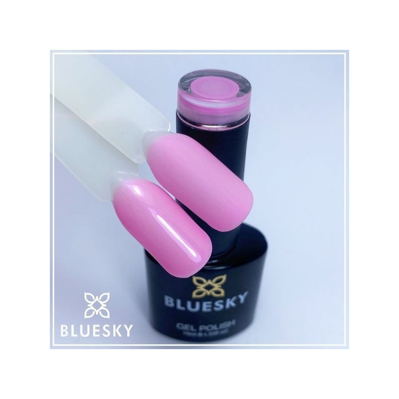 Bluesky XK 27 10ml 10ml perlamutrinis rožinis hibridinis lakas