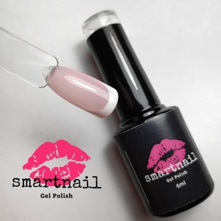 031 Smartnail hibridinis lakas šviesiai rausvas prancūziškas 6ml 6g rausvas pusiau skaidrus prancūziškas