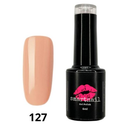 127 "Smartnail" hibridinis lakas chaki rudos spalvos 6ml 6g rudos spalvos NUDE PASTEL
