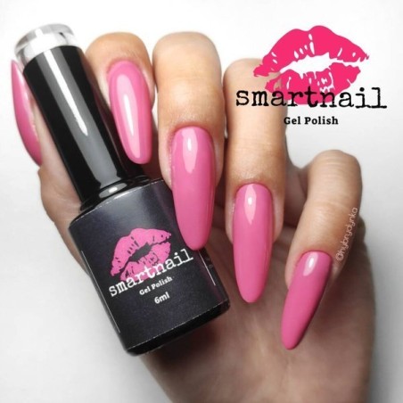 129 "Smartnail" hibridinis lakas pastelinės rožinės spalvos 6ml 6g pastos rožinės spalvos