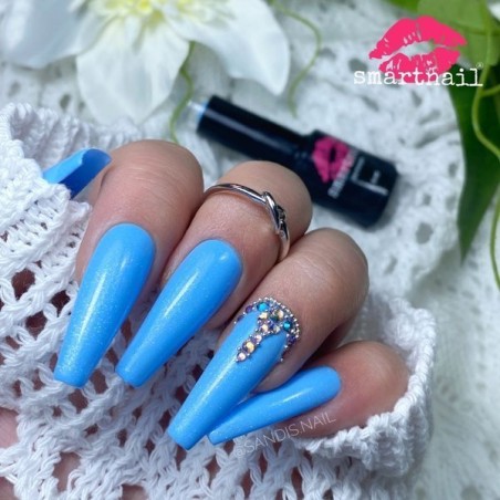 131 "Smartnail" hibridinis lakas pastelinės mėlynos spalvos 6ml 6g PASTELINĖ MĖLYNA