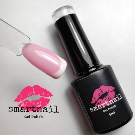 140 "Smartnail" hibridinis lakas prancūziškas rožinis 6ml 6g Rausvas pusiau skaidrus FRENCH