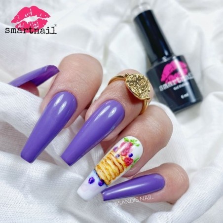 157 "Smartnail" hibridinis lakas "Grape" 6ml 6g PASTELINĖ VĖLIAVA