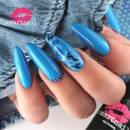 183 "Smartnail" hibridinis lakas Holiday Blue 6 ml 6g MĖLYNA