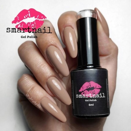 185 "Smartnail" hibridinis lakas Sandy Brown 6 ml 6g BRONZE NUDE PASTEL