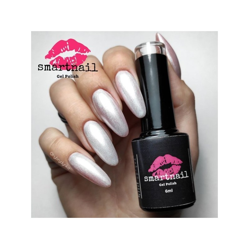 212 Smartnail Vestuvinis sidabrinis hibridinis lakas 6ml 6g pilkas sidabrinis blizgutis