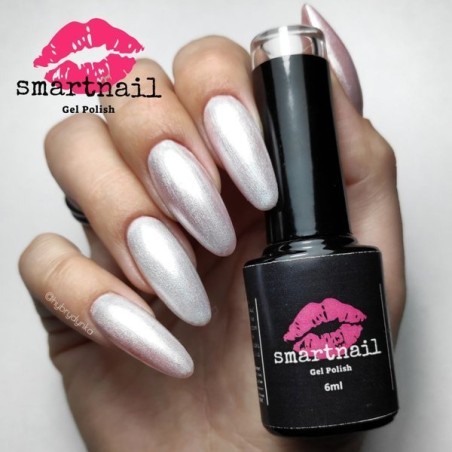 212 Smartnail Vestuvinis sidabrinis hibridinis lakas 6ml 6g pilkas sidabrinis blizgutis