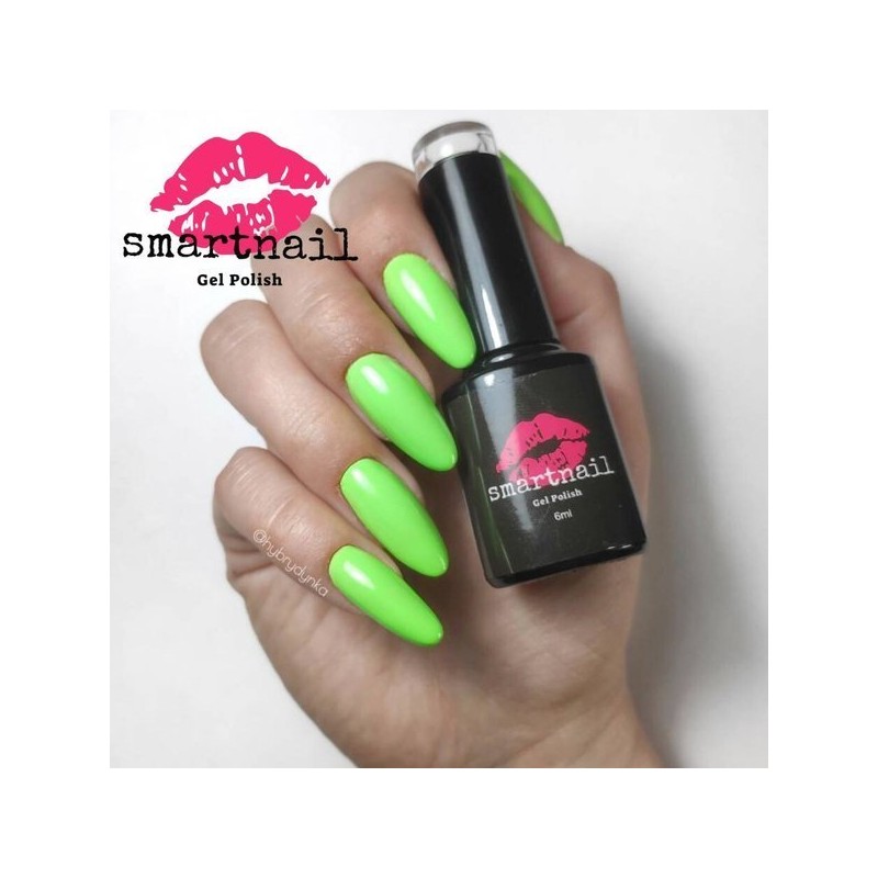 1279 "Smartnail" hibridinis lakas "Aquamarine" 6 ml 6g GREEN NEON