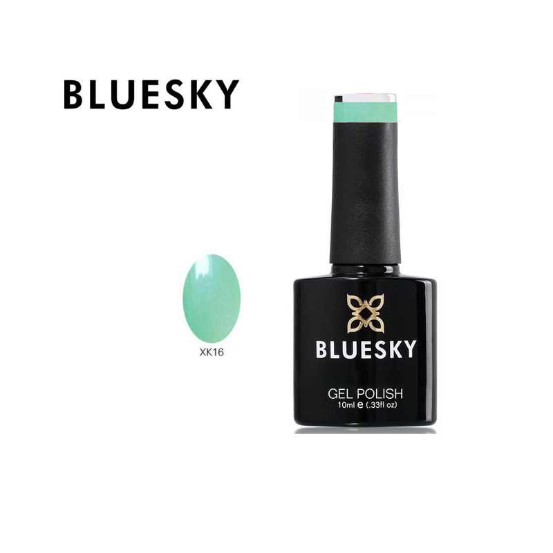 Bluesky hibridinis lakas XK 16 10ml 10ml perlamutrinis žalias